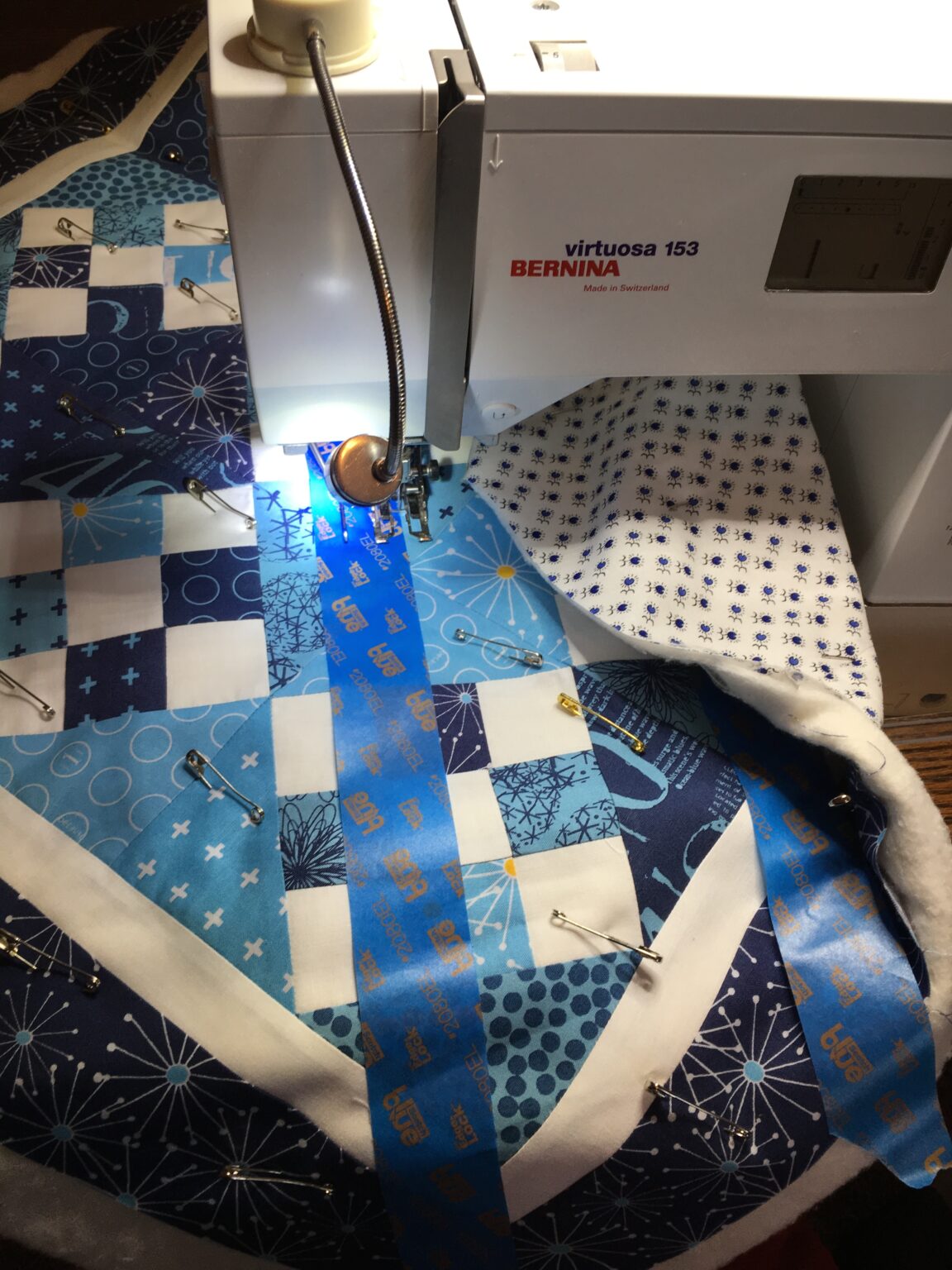 Jan Toppers Two Blue and White January Table Toppers-Done! - Sister’s Choice Quilts