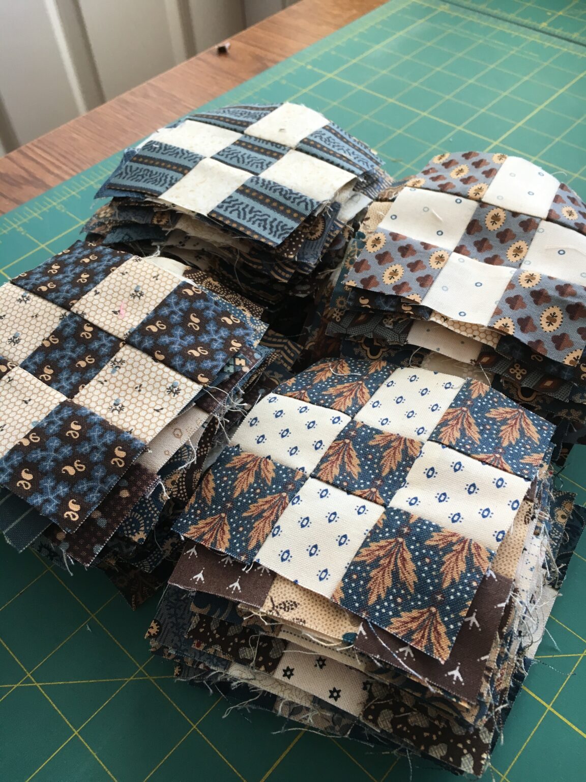 Double Nine Patch Progress - Sister’s Choice Quilts