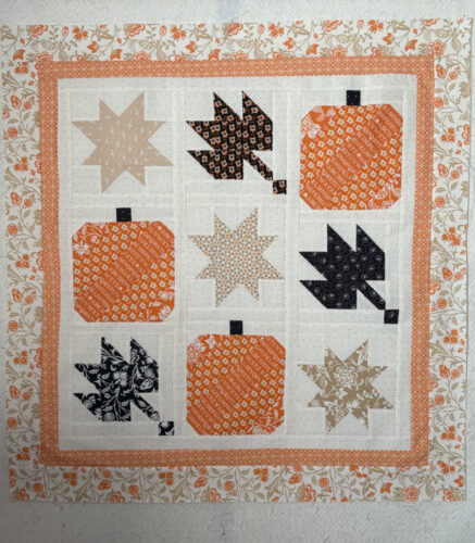 Autumn Nights table topper is finished