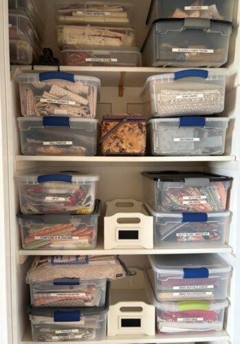 project storage boxes for quilting projects