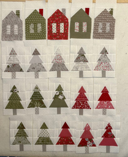 Winter village first houses