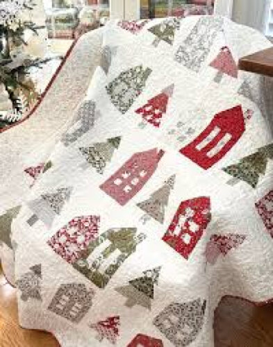 winter village by the pattern basket